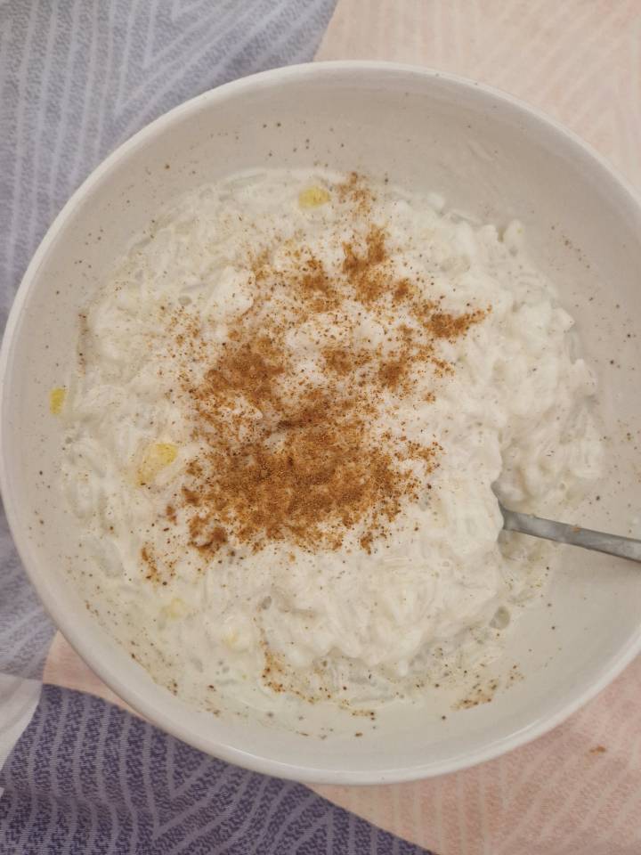 Arroz con leche cremosa Arroz con leche cremosa