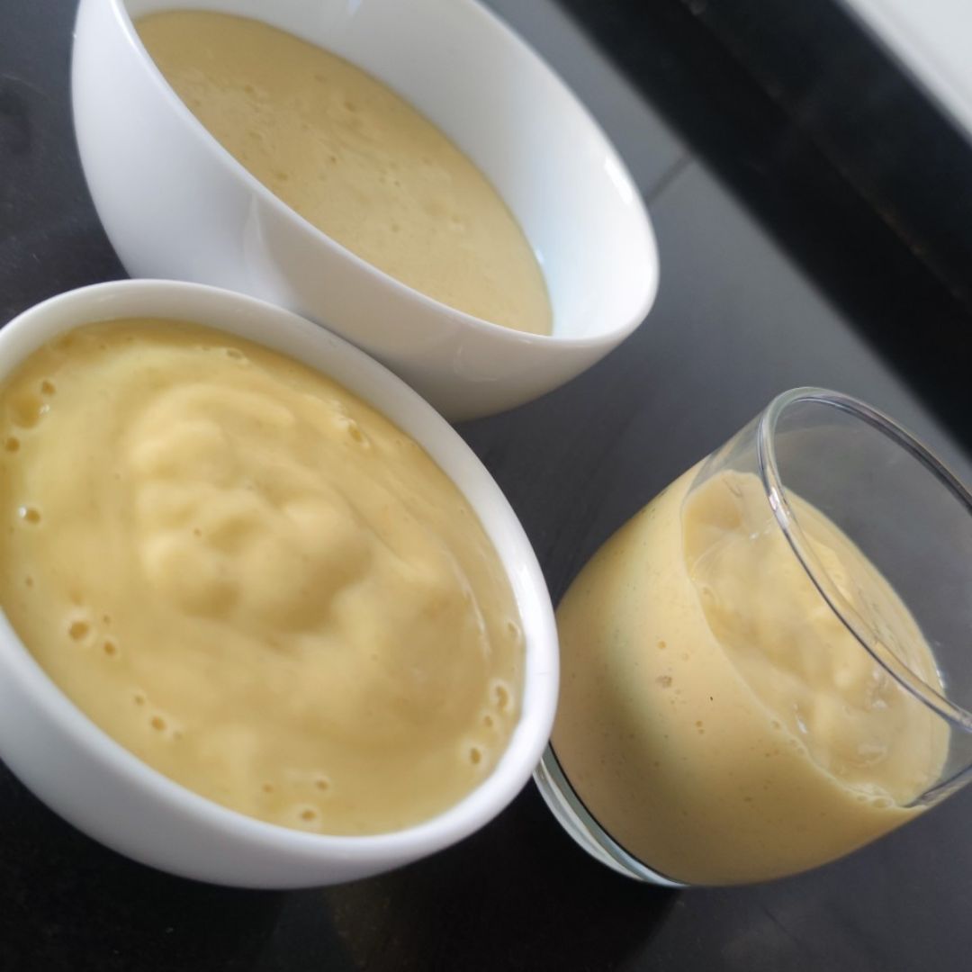 Natillas de mango fit🥭  Paso 1