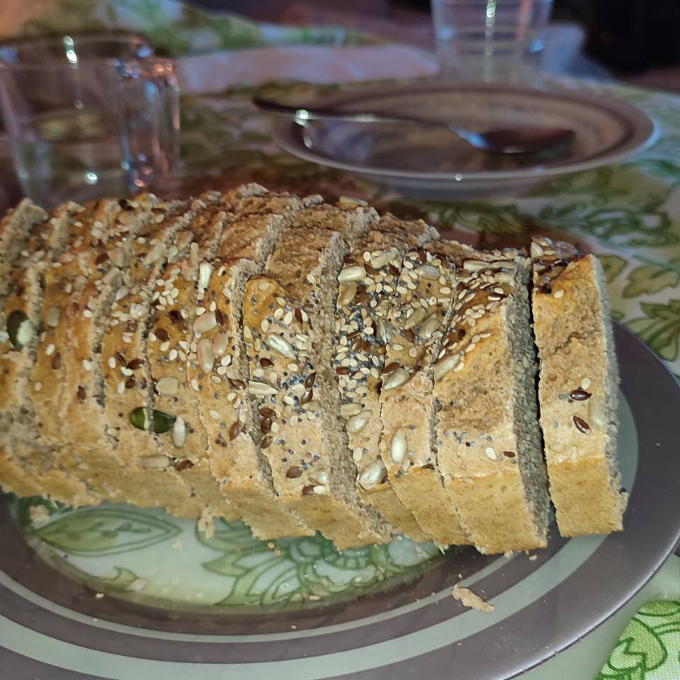 Pan proteico de espelta (raciones equivalen a rebanadas)