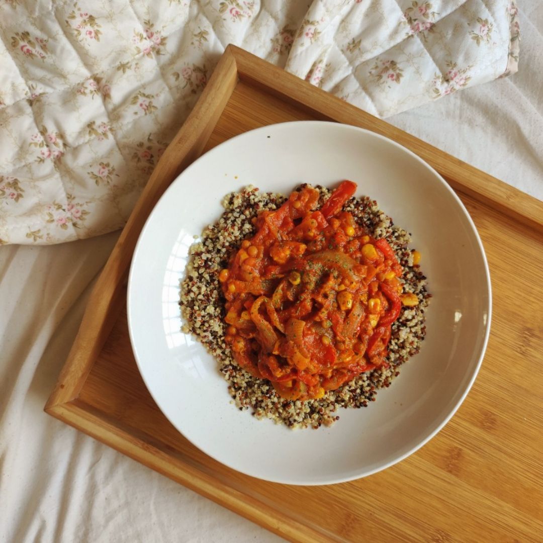 🌶️Chili vegano con quinoa🌶️