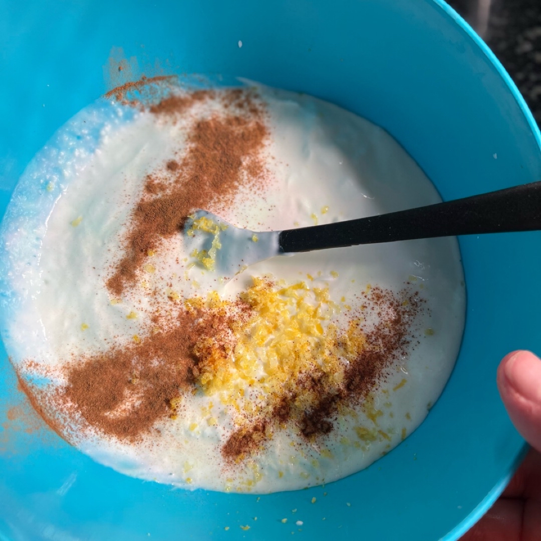 Panacota de limón y canela baja en kcal Paso 2 Panacota de limón y canela baja en kcal Paso 2