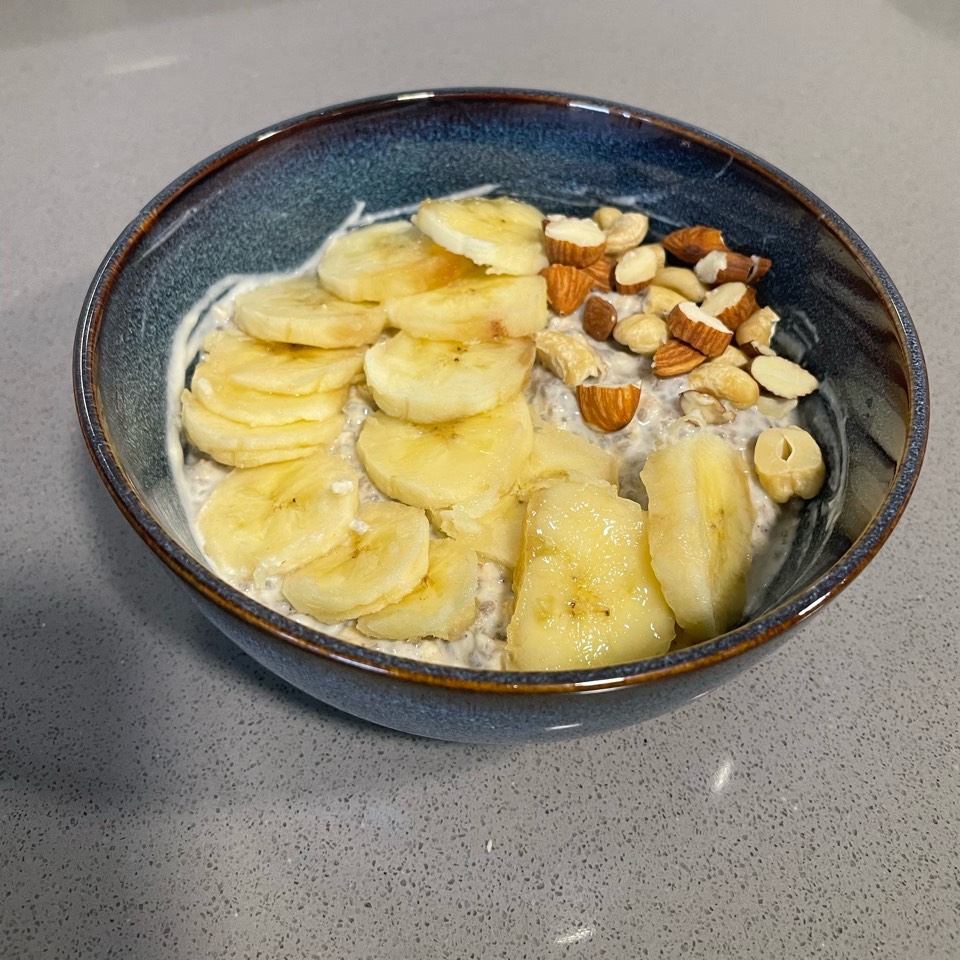 Porridge de avena y chia Porridge de avena y chia