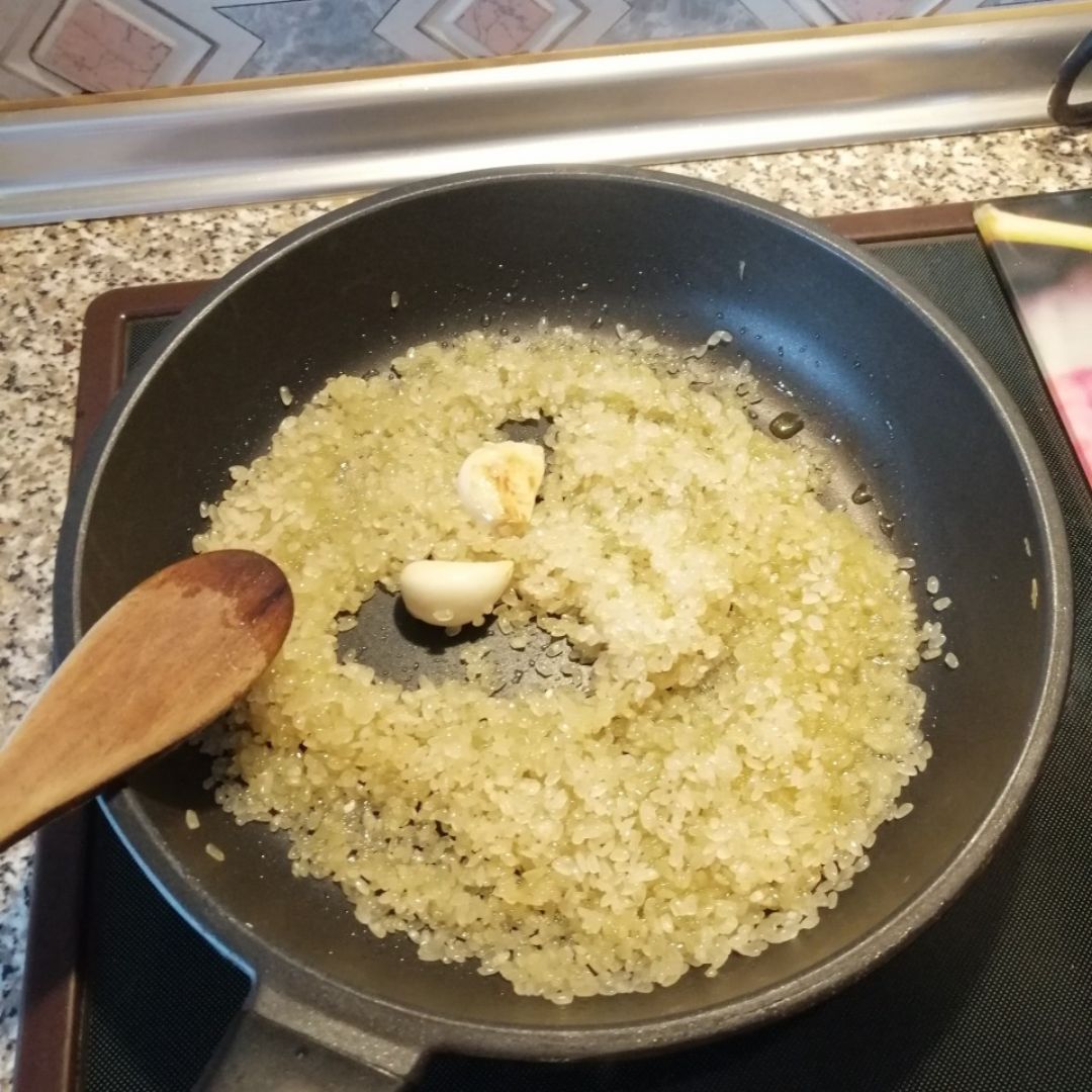 Rissotto de tomate y mozzarella. Paso 0 Rissotto de tomate y mozzarella. Paso 0