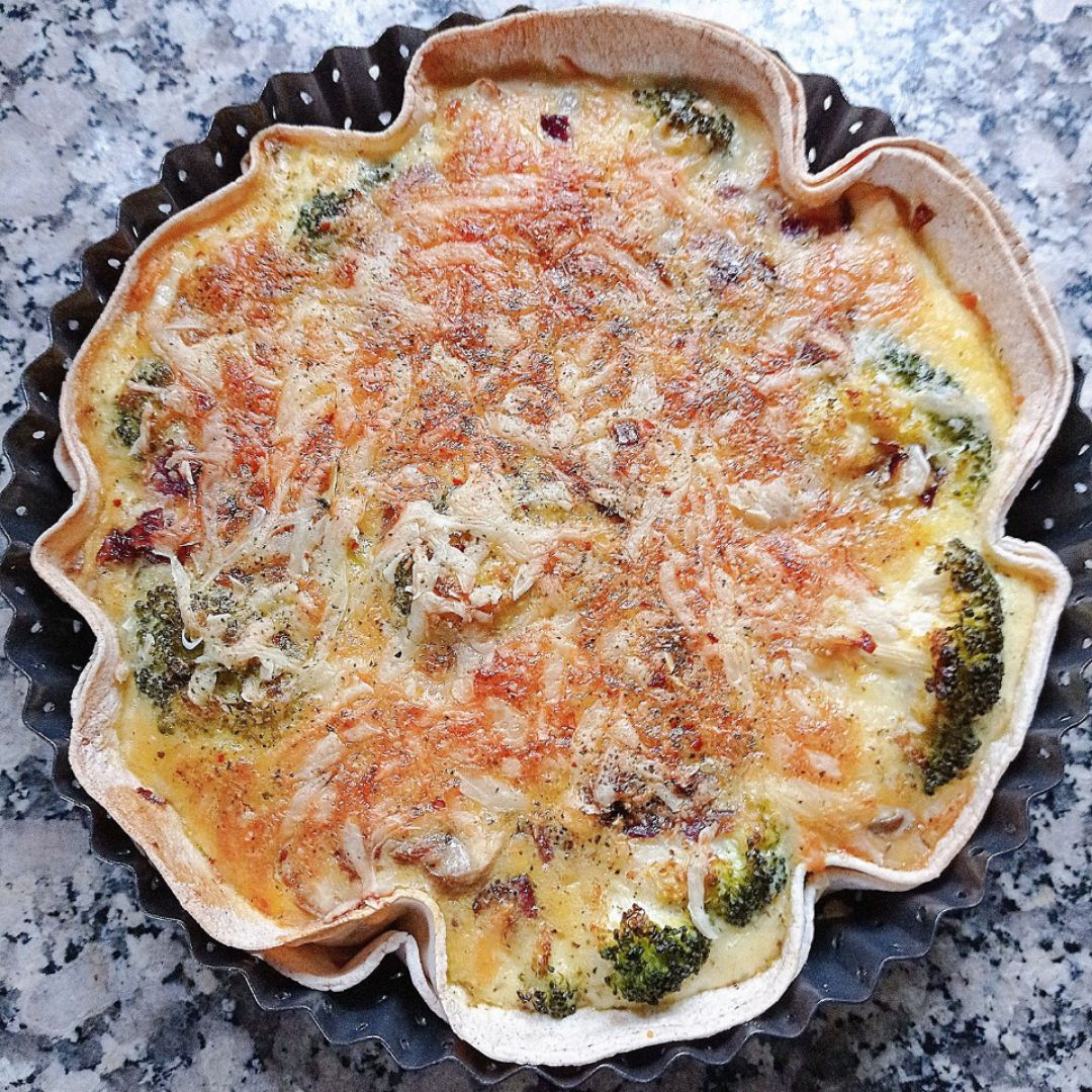 Quiche con base de fajita 馃尞sin gluten Quiche con base de fajita 馃尞sin gluten