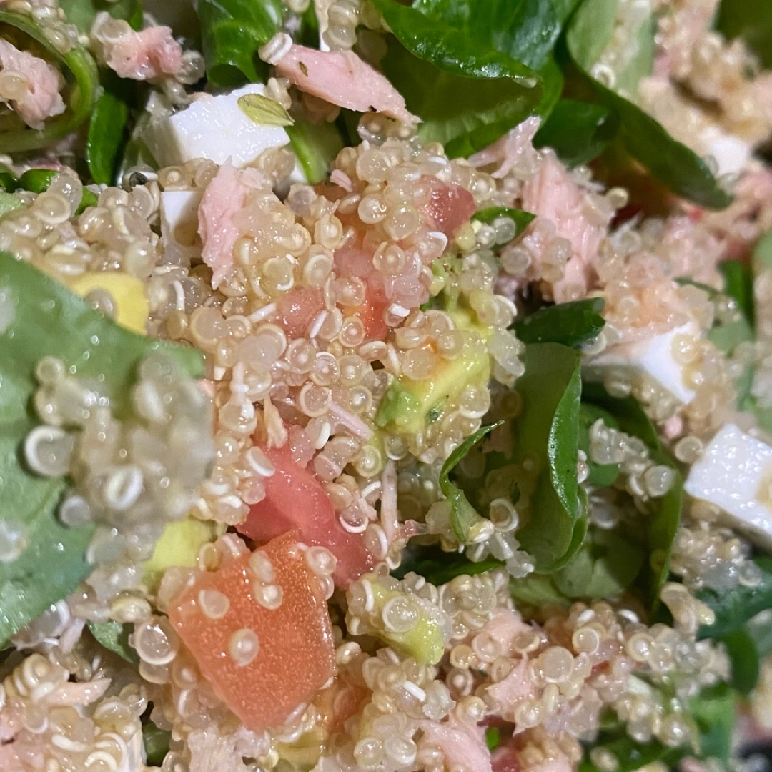 Ensalada de quinoa con atun Ensalada de quinoa con atun