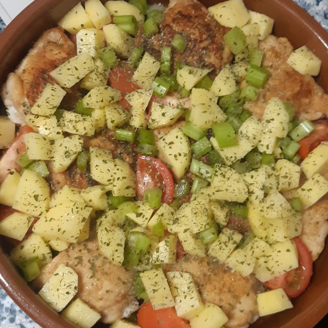 Cazuela rústica de pollo Paso 5