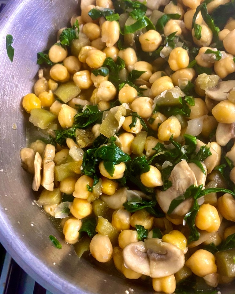 Garbanzos con espinacas 🥬 Garbanzos con espinacas 🥬