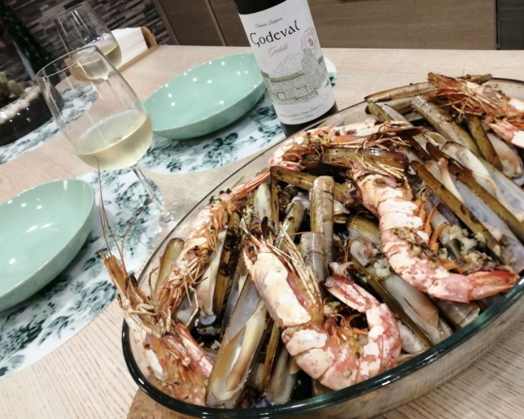 Mariscada al horno Mariscada al horno