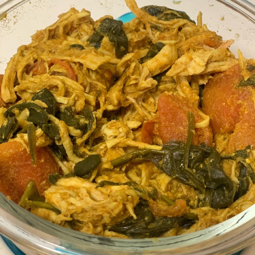 Pollo al curry ligero