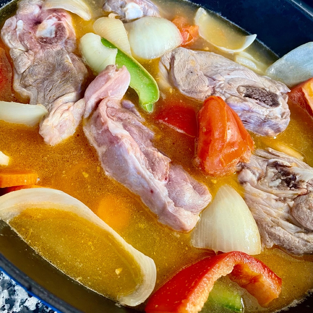 Caldereta de cordero 🥩 Paso 1 Caldereta de cordero 🥩 Paso 1
