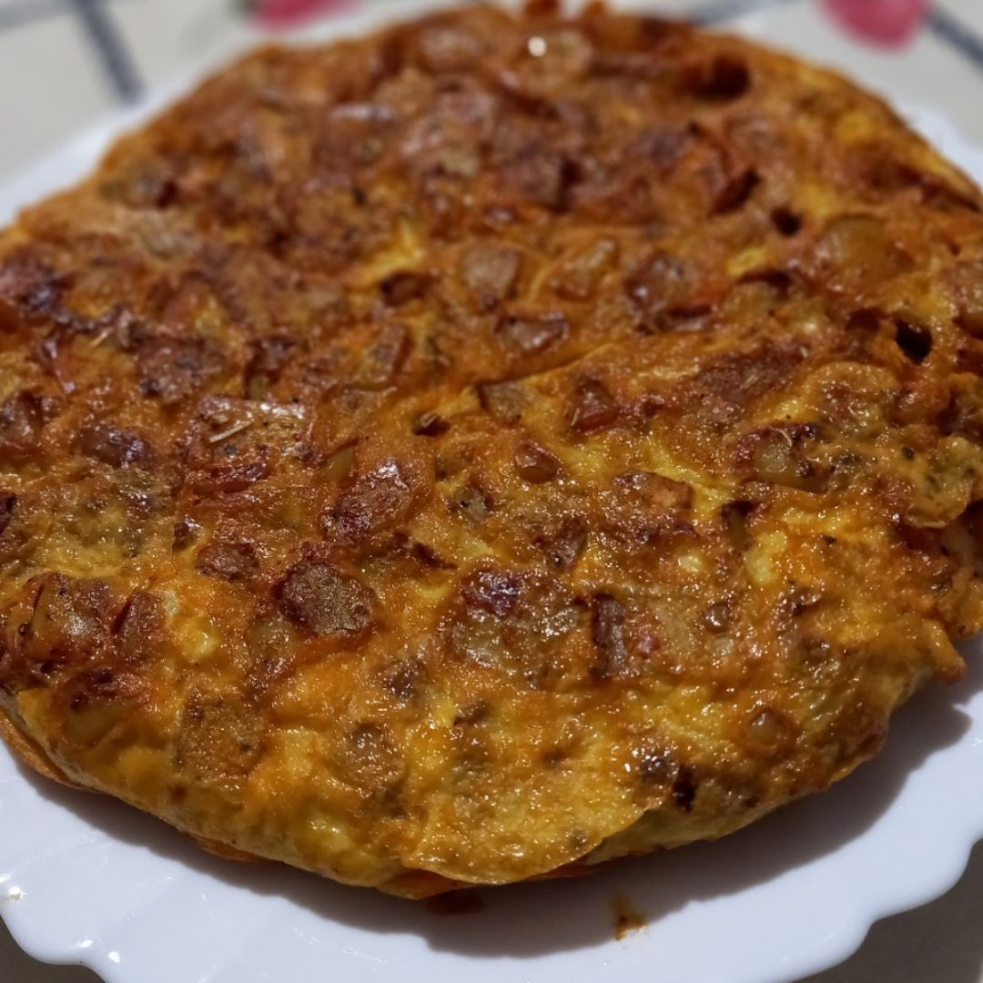 Tortilla de patatas choricera veggie  🌱