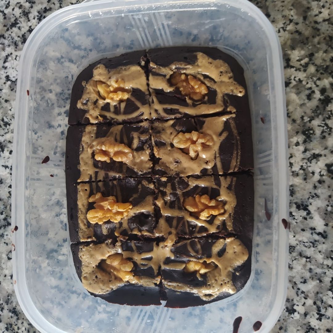 Brownie sano y rápido Brownie sano y rápido