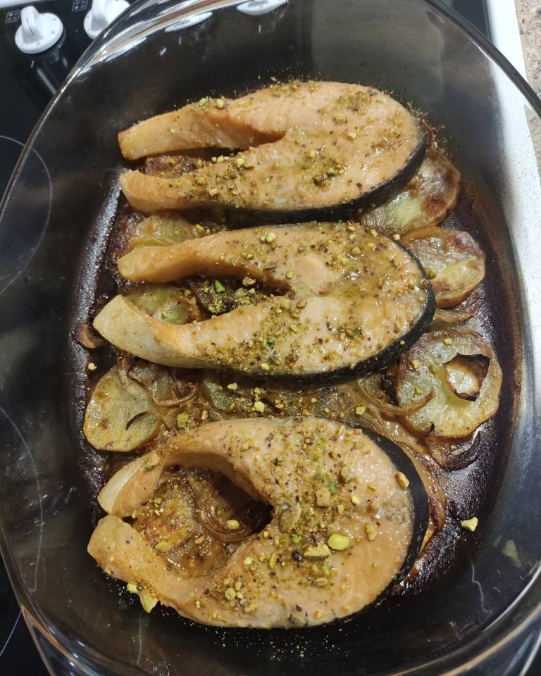 Salmón marinado con soja y naranja Salmón marinado con soja y naranja