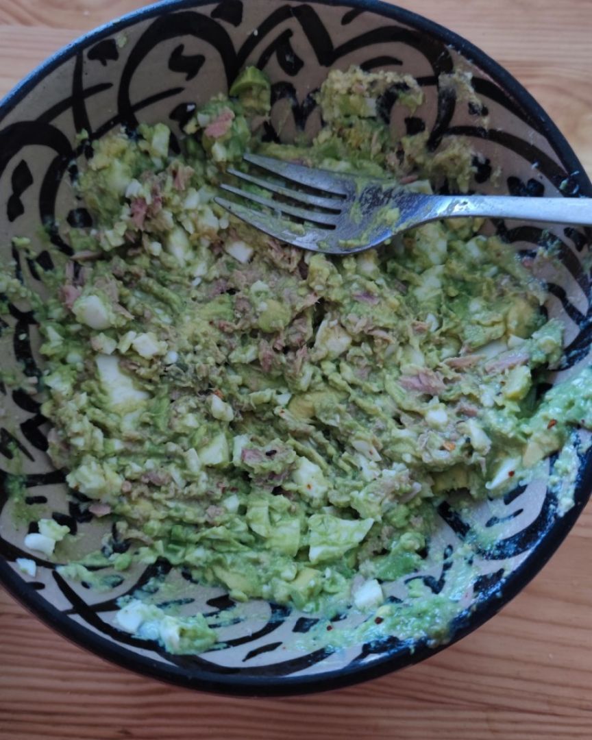 Burrito vegetal con atún y lechuga (keto) Paso 1 Burrito vegetal con atún y lechuga (keto) Paso 1