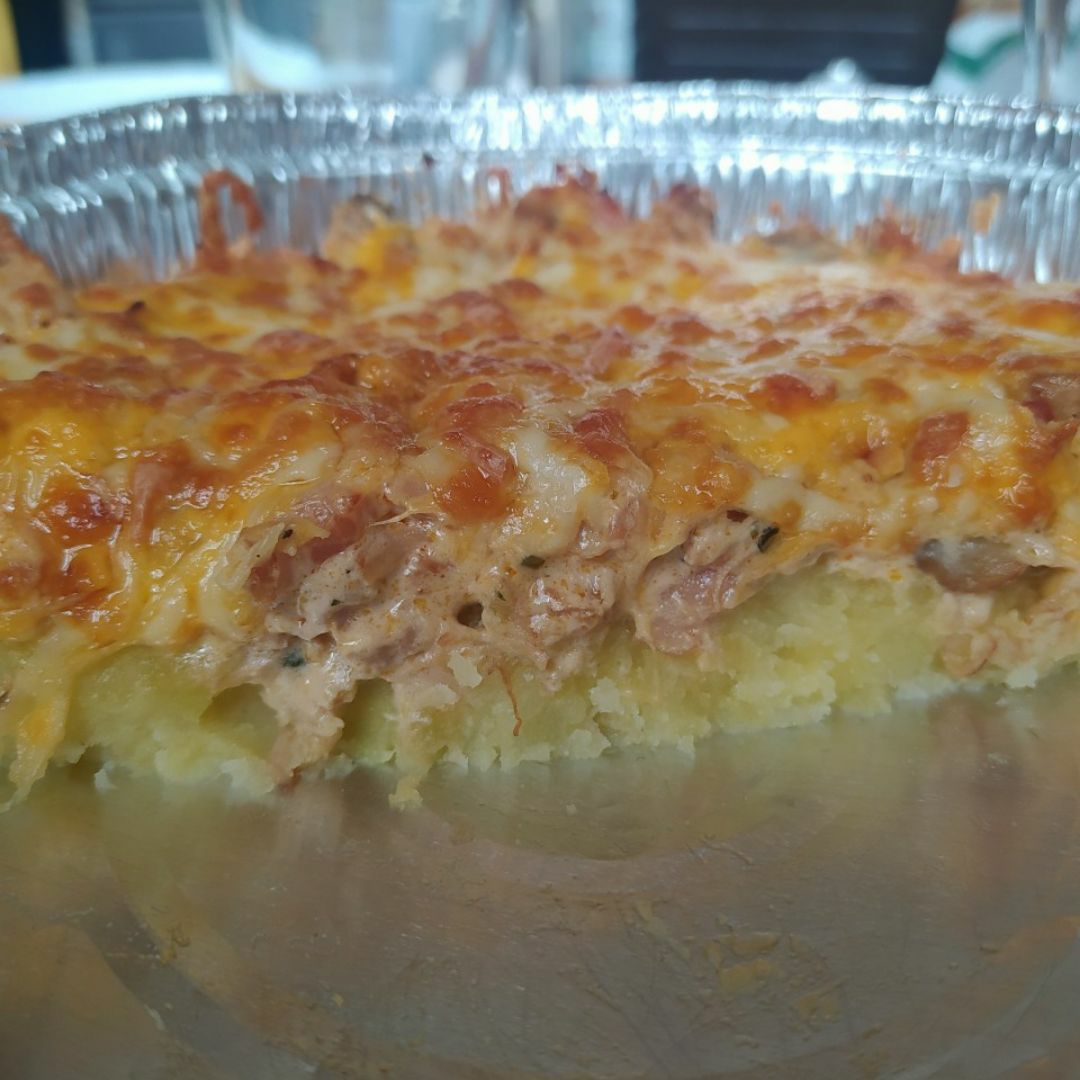 Pastel de patata y pollo