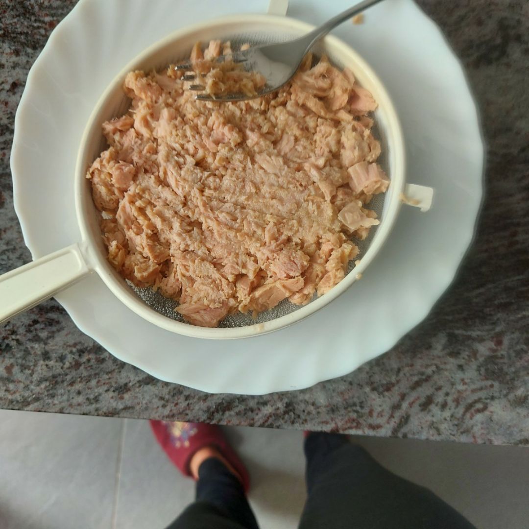 Macarrones con atún gratinados al horno (receta de mi madre) Paso 7 Macarrones con atún gratinados al horno (receta de mi madre) Paso 7