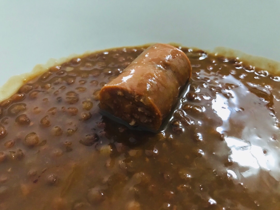 Lentejas con verduras y chorizo