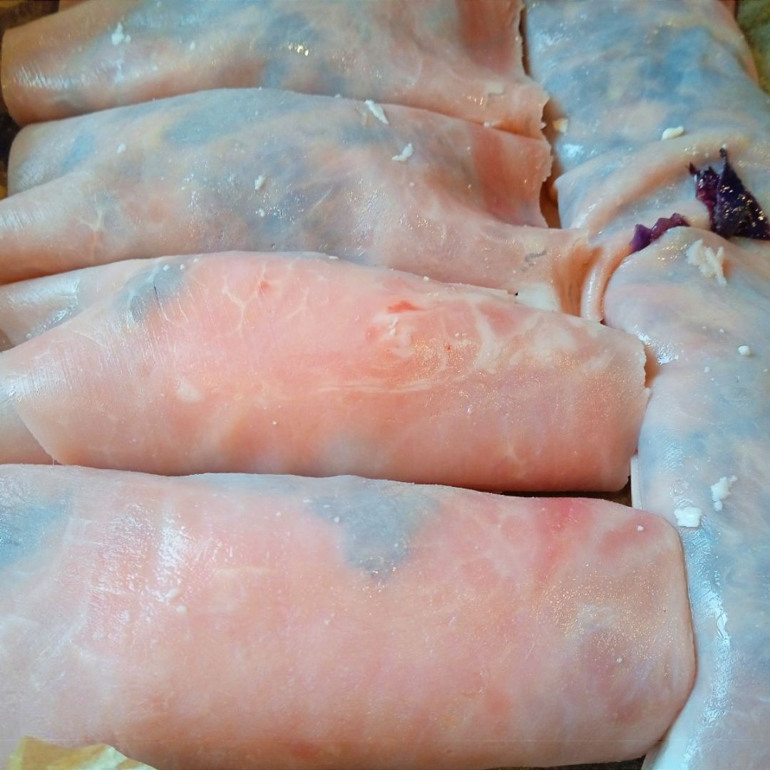 Canelones de lombarda Paso 3