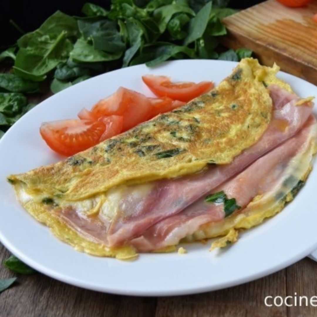Tortilla Espinaca Jamon y Queso KETO Tortilla Espinaca Jamon y Queso KETO