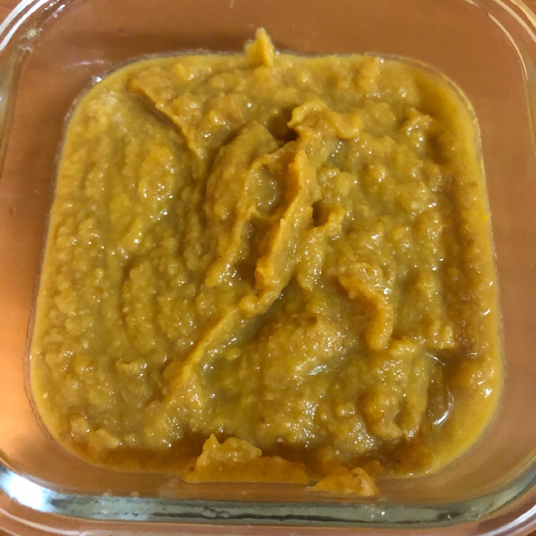 Crema de calabaza y lentejas Crema de calabaza y lentejas