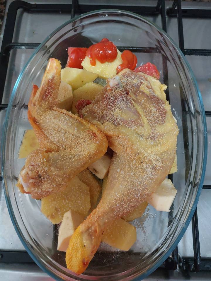 Pollo al horno Pollo al horno