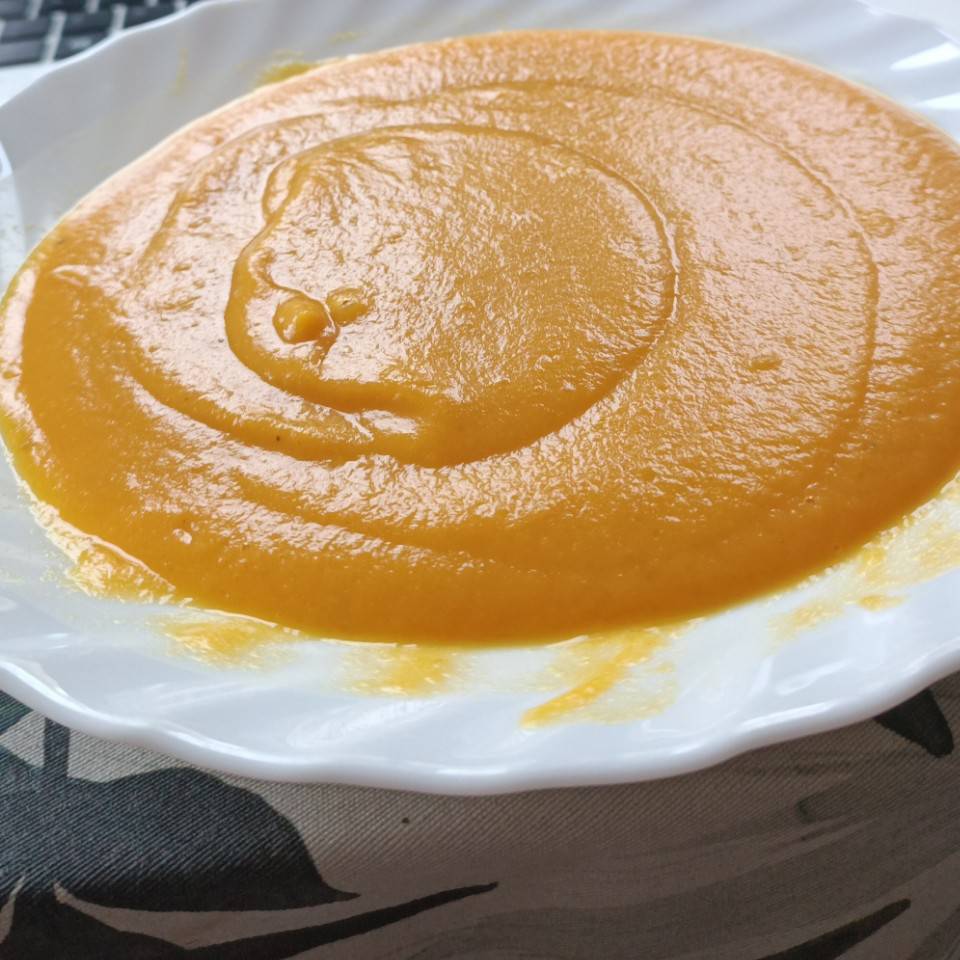 Puré de calabaza y zanahoria Puré de calabaza y zanahoria