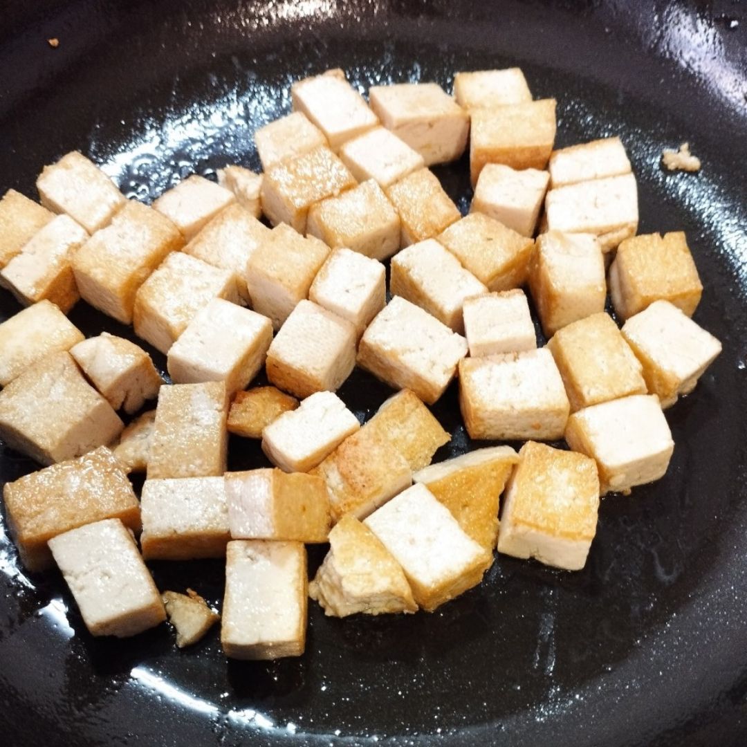 Arroz basmati con tofu Paso 1