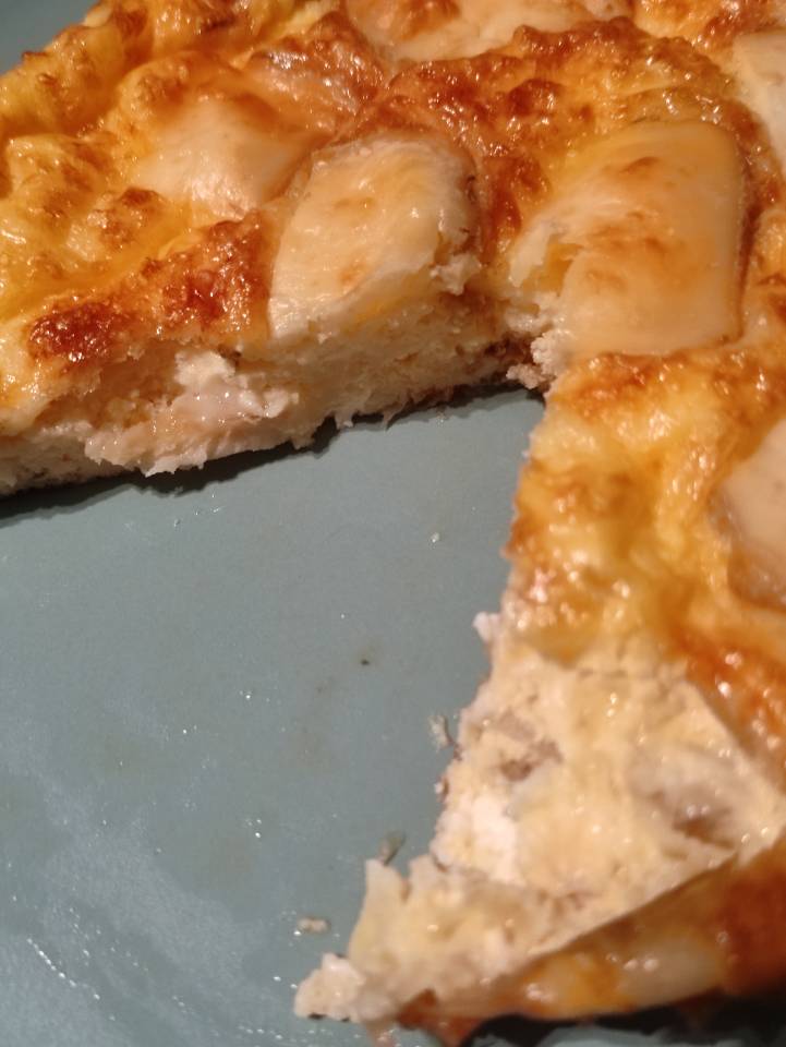 Pastel de cebolla y queso 
