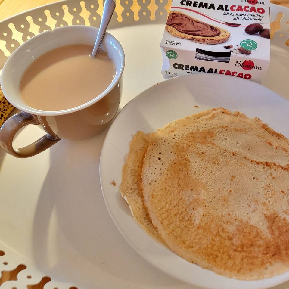 Desayuno crepes saludables Desayuno crepes saludables
