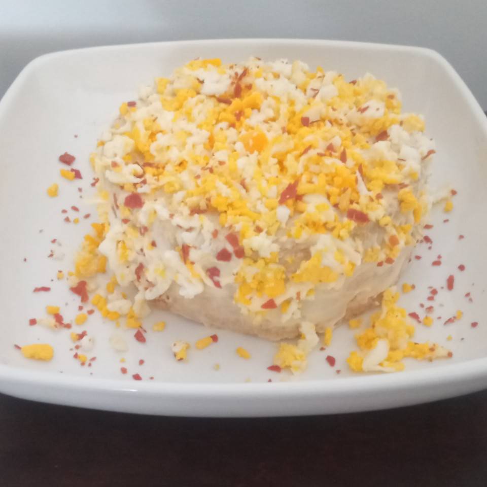 Pastel de pan de molde 