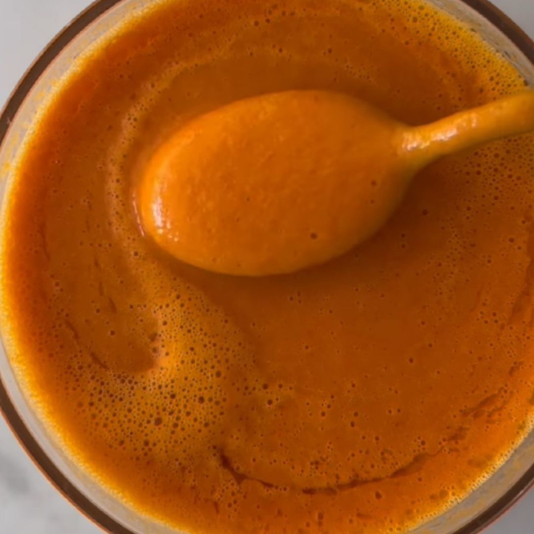 Crema de pollo y boniato Crema de pollo y boniato
