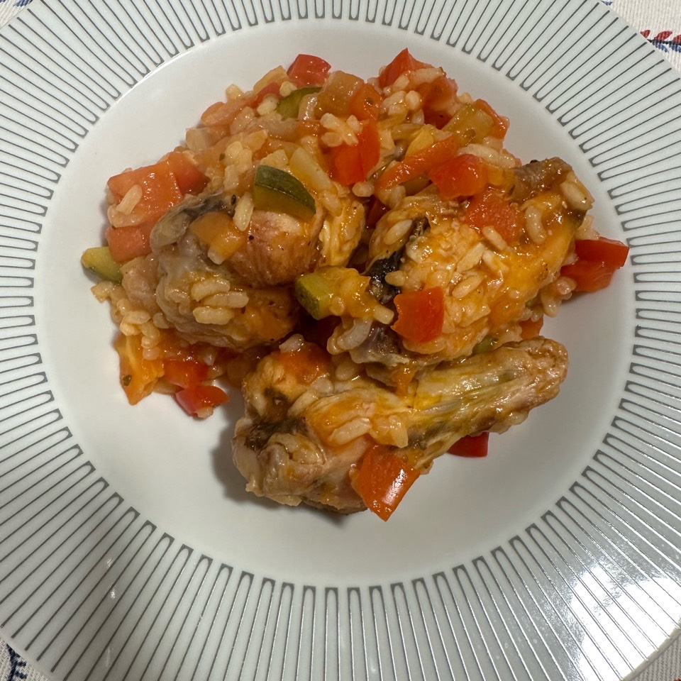 Alas de pollo con arroz 🍛 Alas de pollo con arroz 🍛