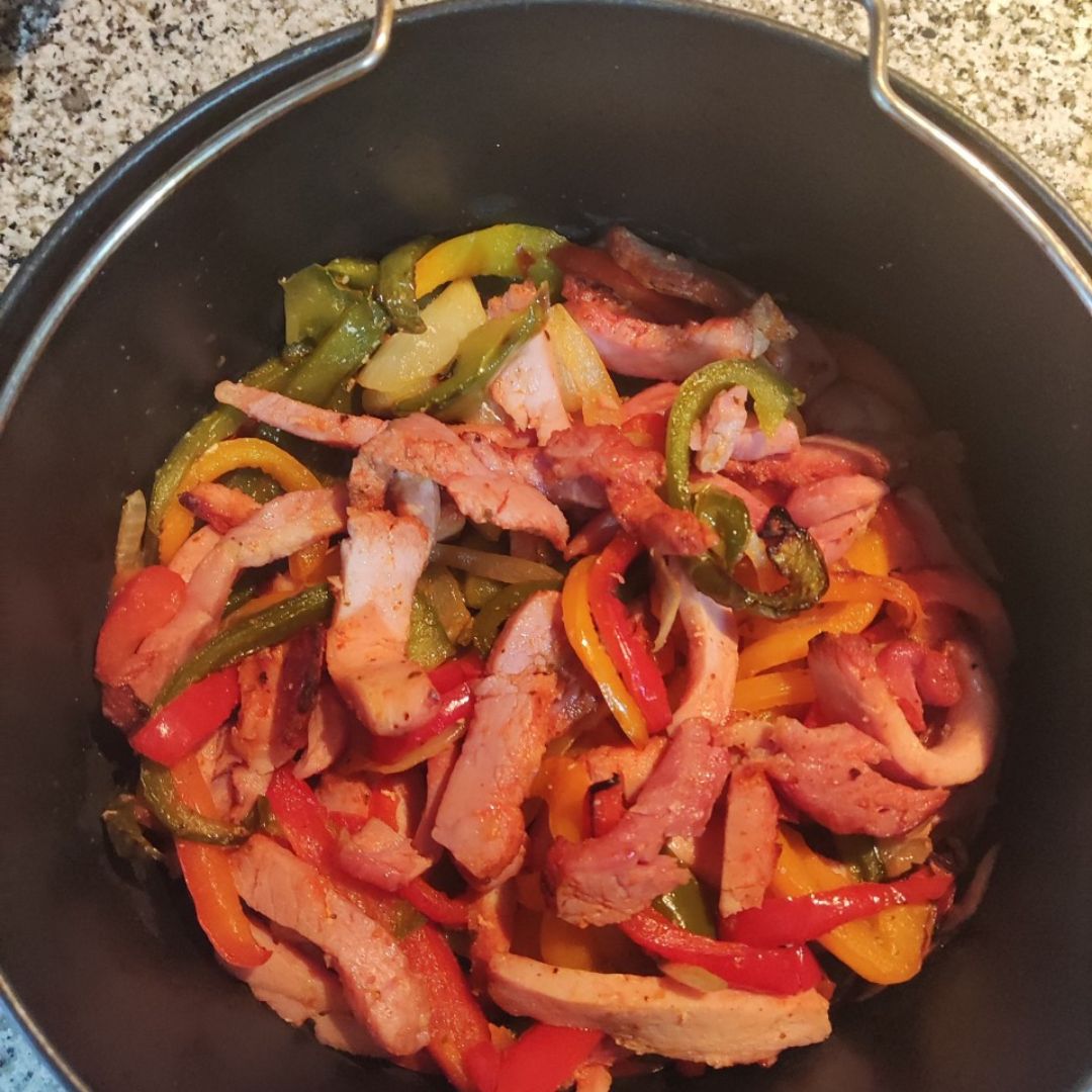 Fajita en freidora de aireStep 0