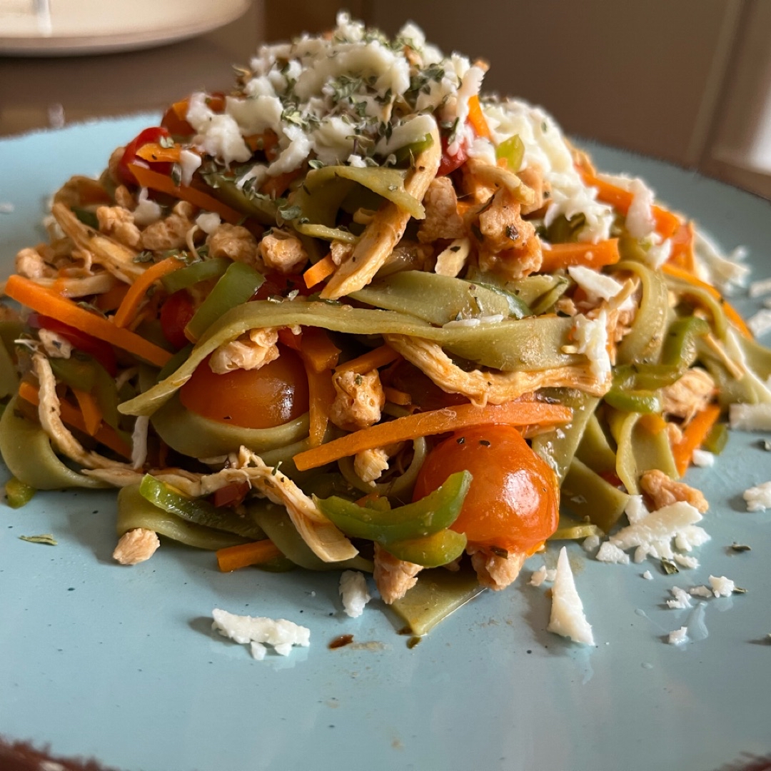 Espagueti con verduras 