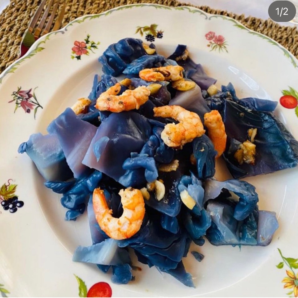LOMBARDA CON GAMBAS 🦐 AL AJILLO