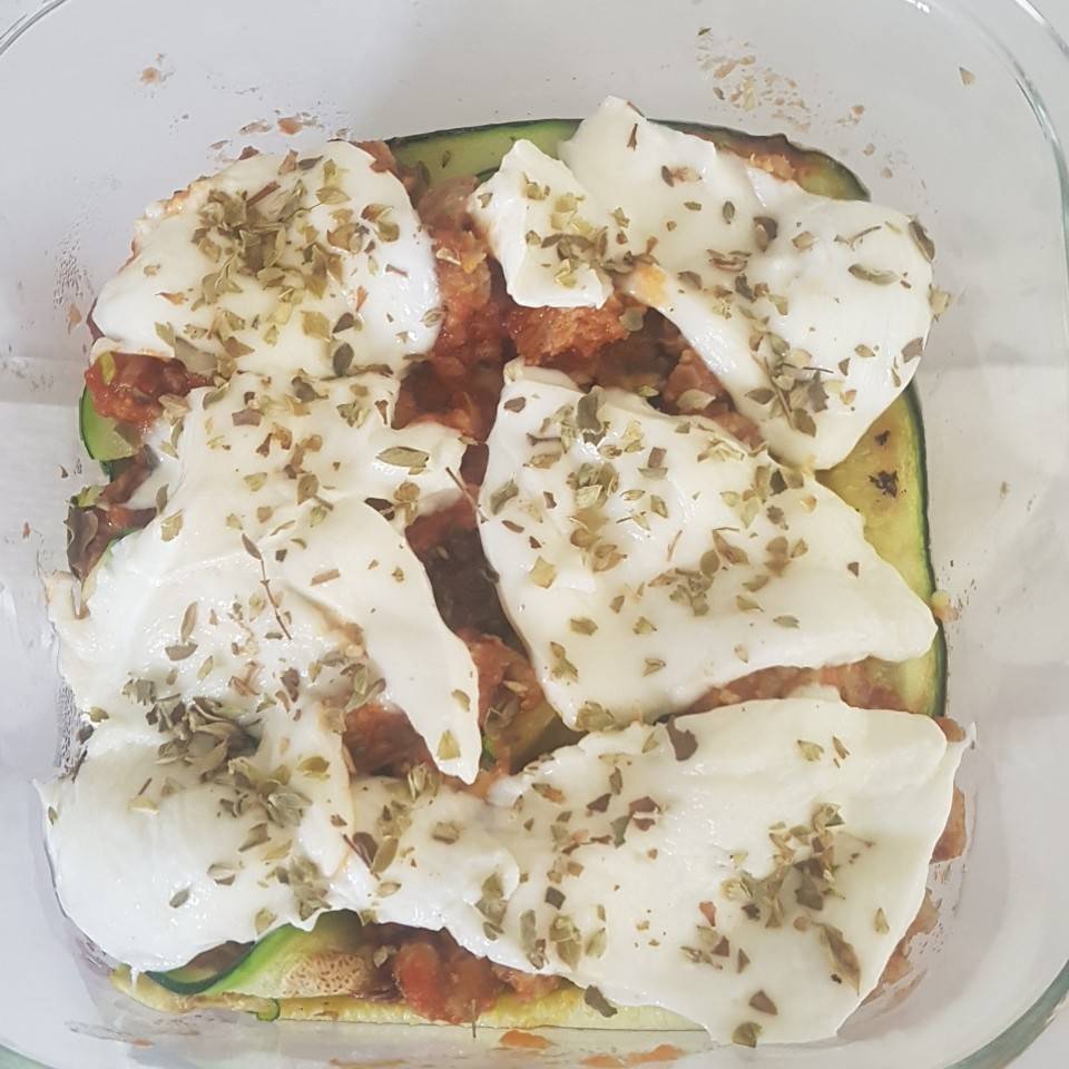 Lasagna de calabacín Lasagna de calabacín