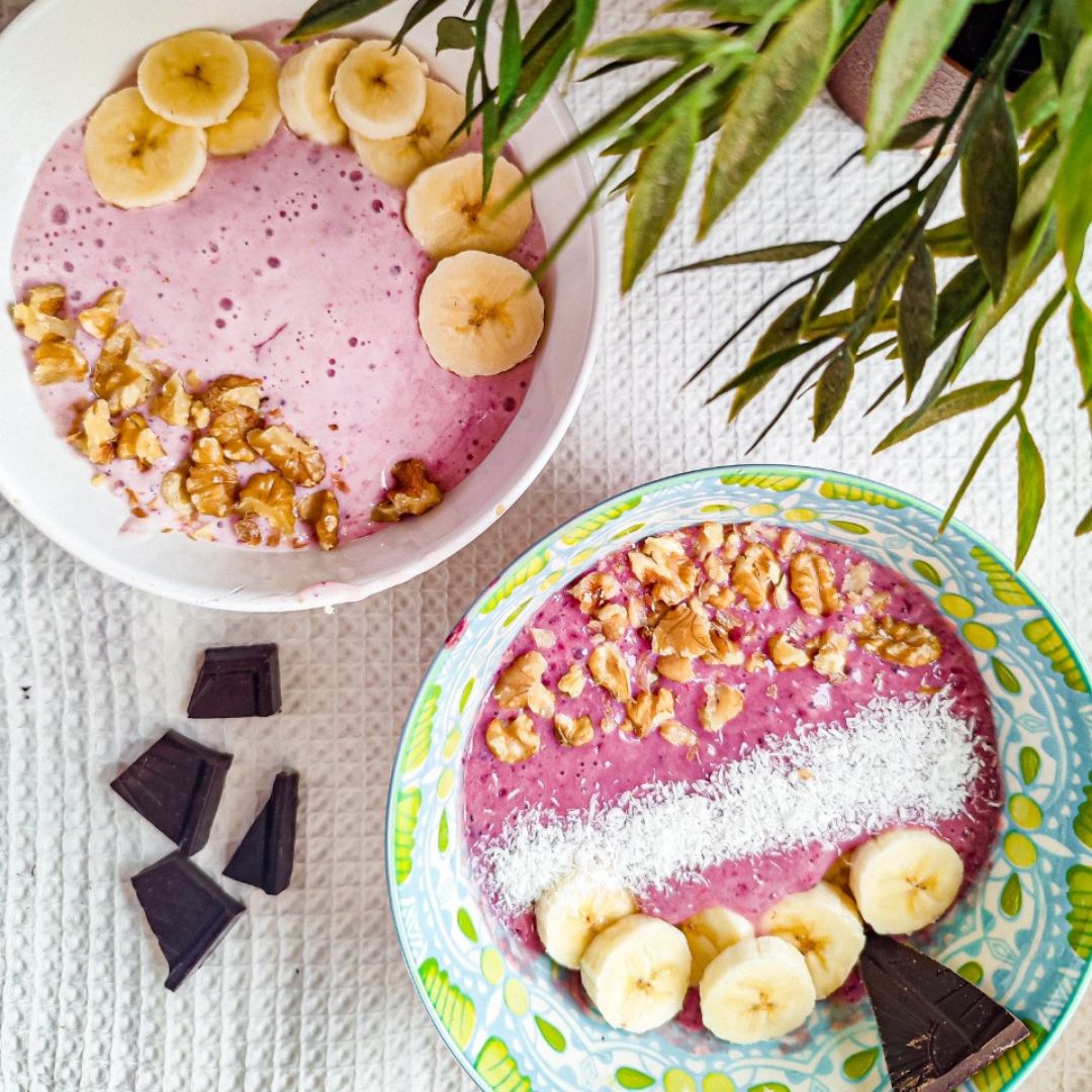 Açai smoothie bowl 🍌🥣🫐 Açai smoothie bowl 🍌🥣🫐