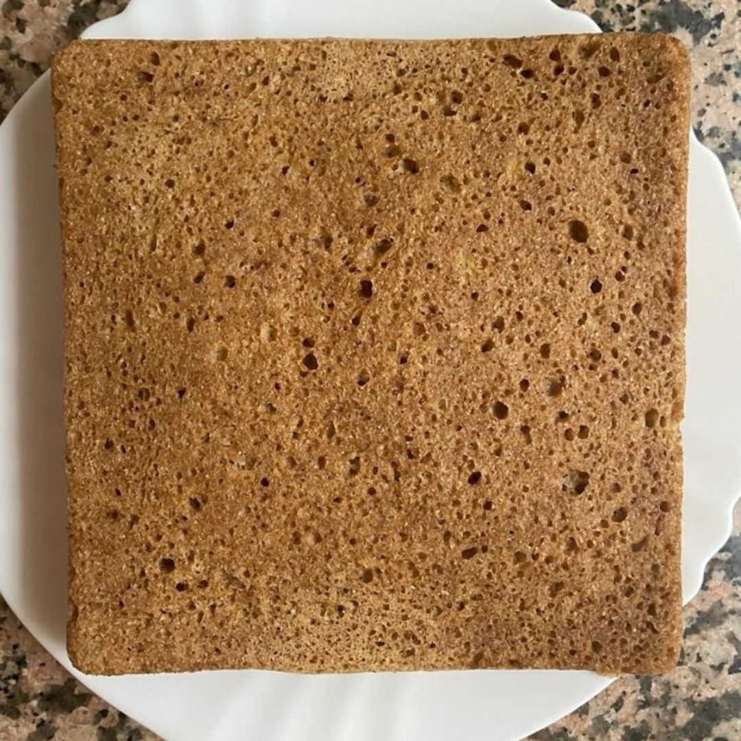 Bizcocho con Yogur proteico y almendras  Paso 2