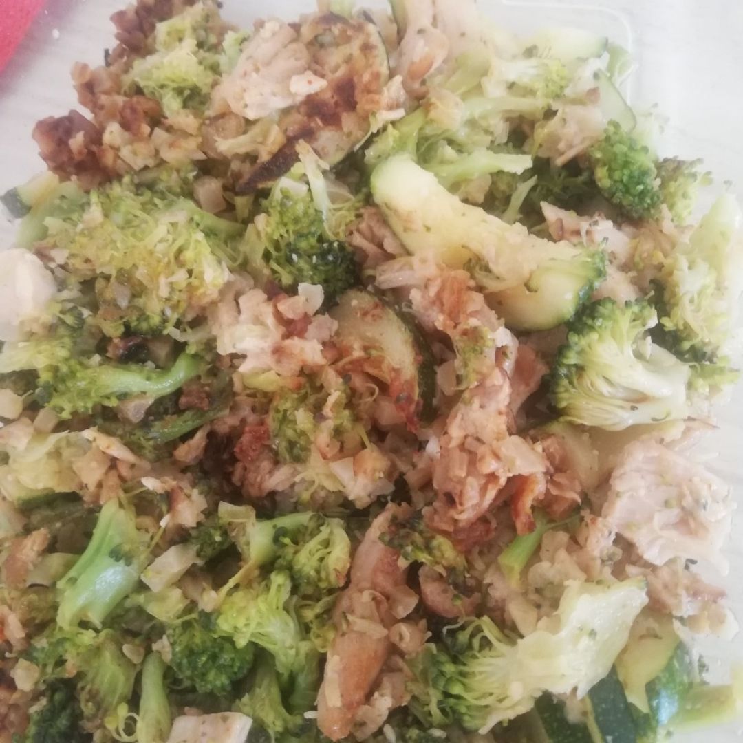 Verduras con pollo Verduras con pollo