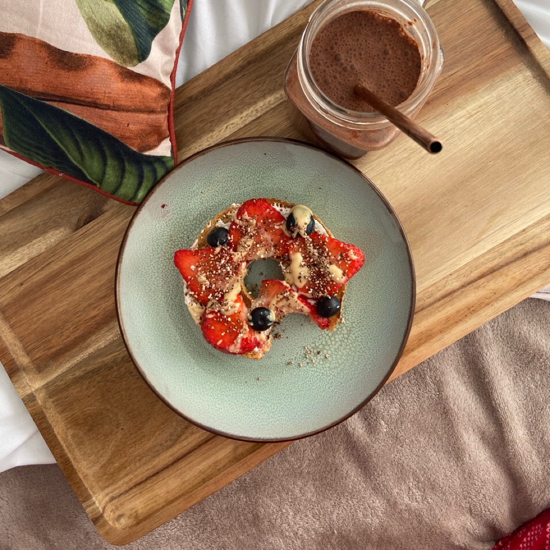 Bagel saludable Bagel saludable