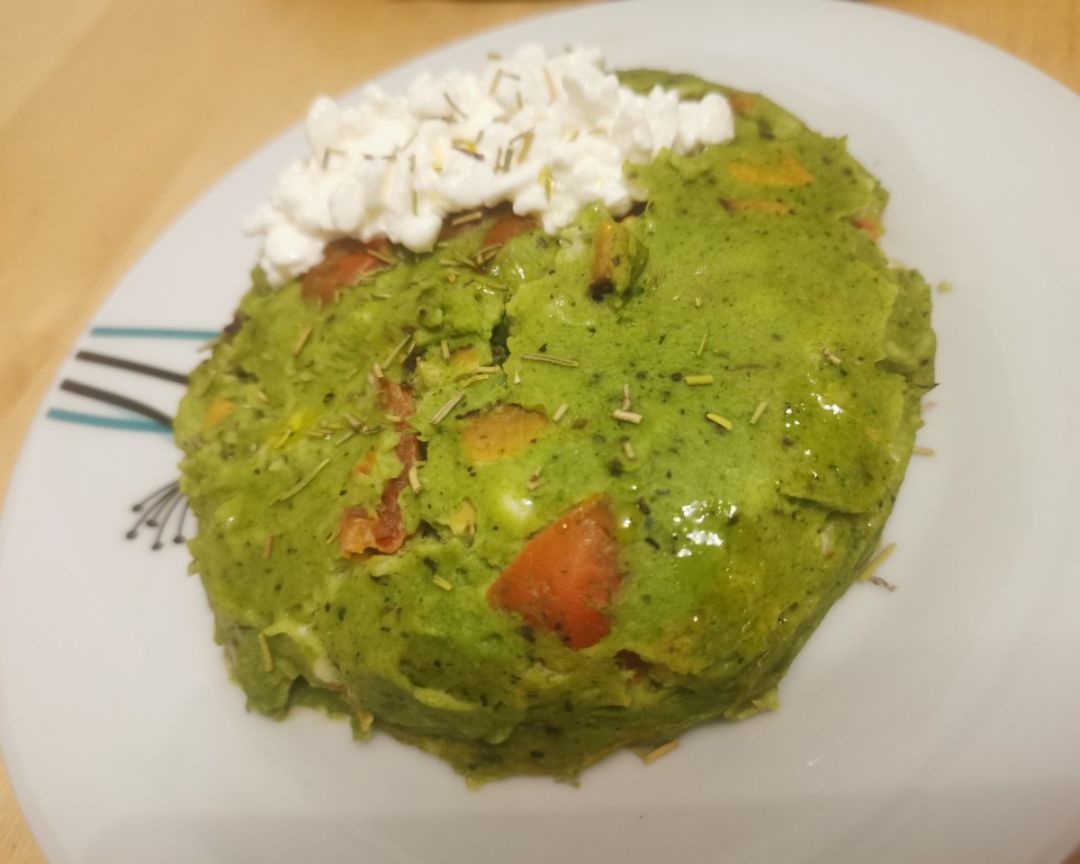 Pastelito de br贸coli al micro 馃ウ Paso 3 Pastelito de br贸coli al micro 馃ウ Paso 3