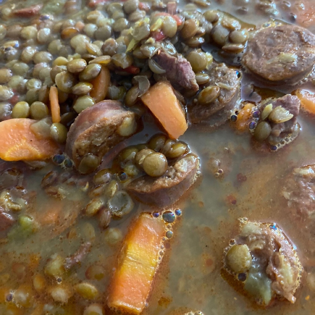 Lentejas estofadas 