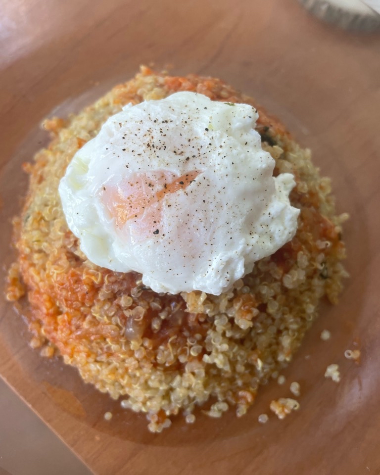 Quinoa a la cubana