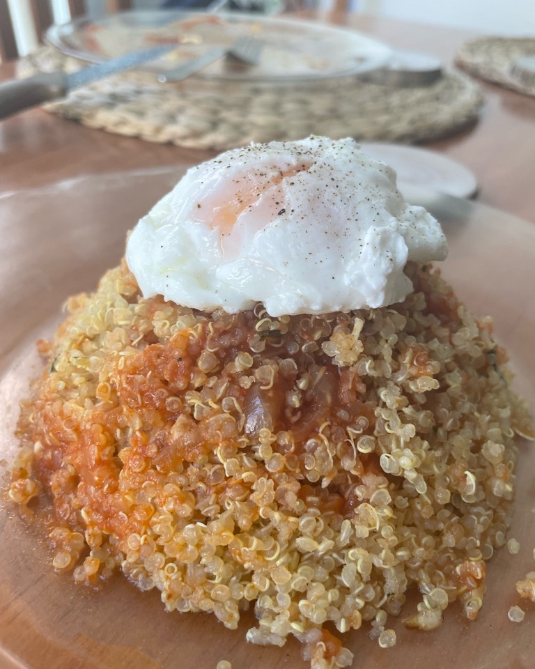 Quinoa a la cubana