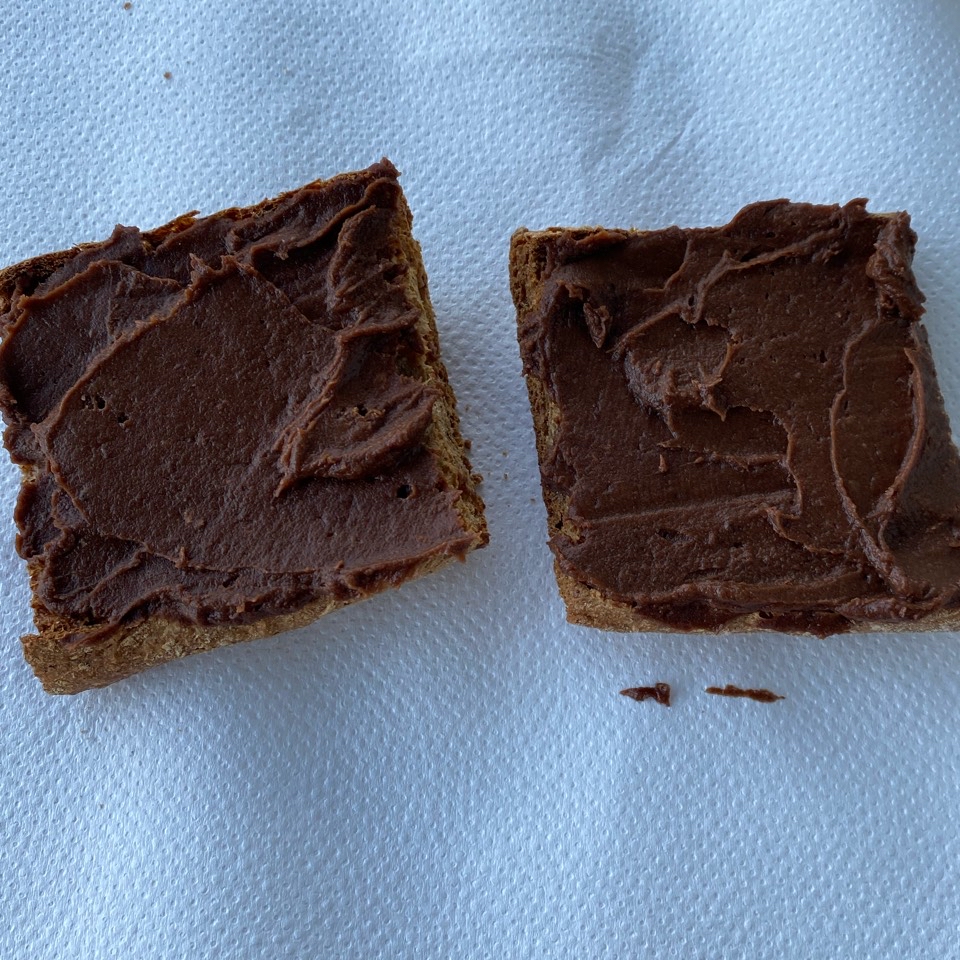 Tostadas con cacao 