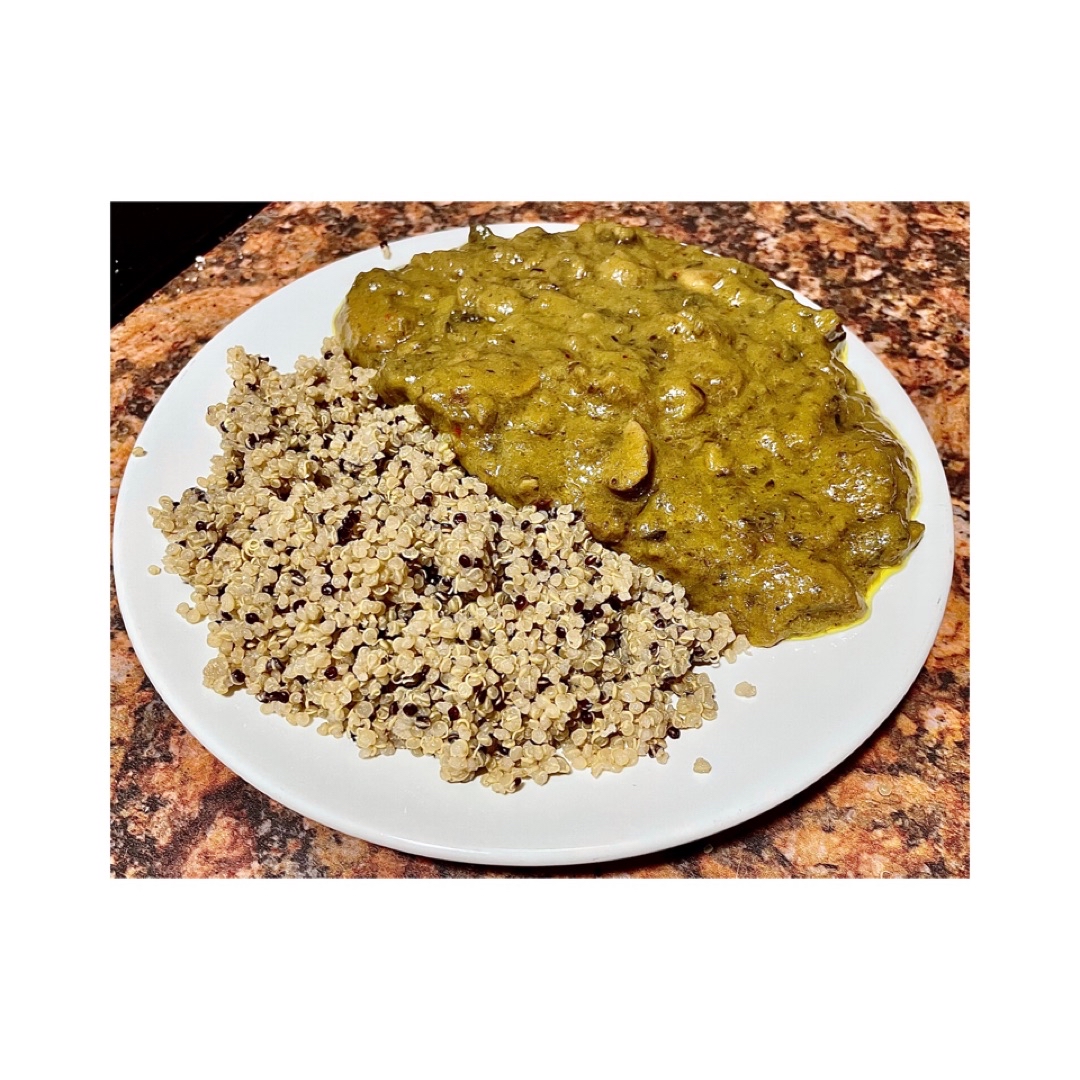 Champiñones al curry 