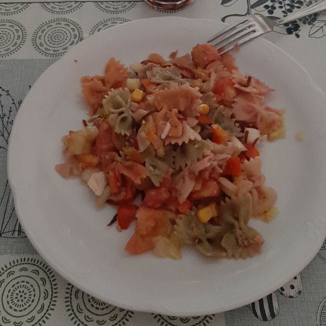 Ensalada de pasta completa