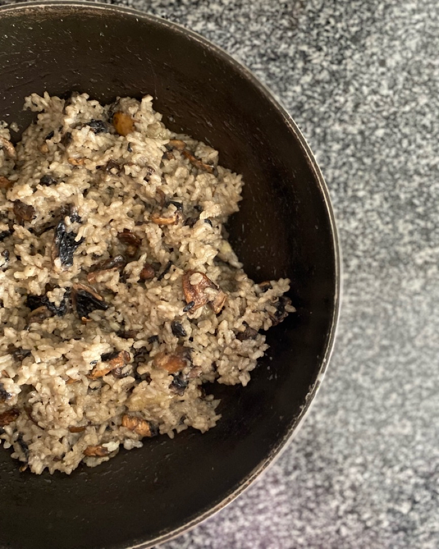 Risotto de champiñones 🍄 Risotto de champiñones 🍄
