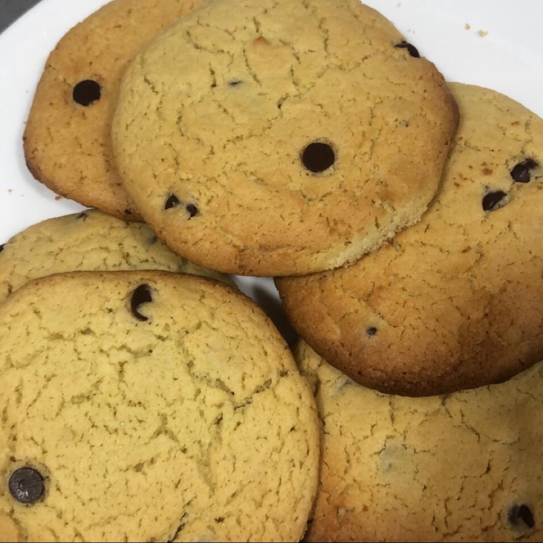 galletas con chispas de chocolate galletas con chispas de chocolate