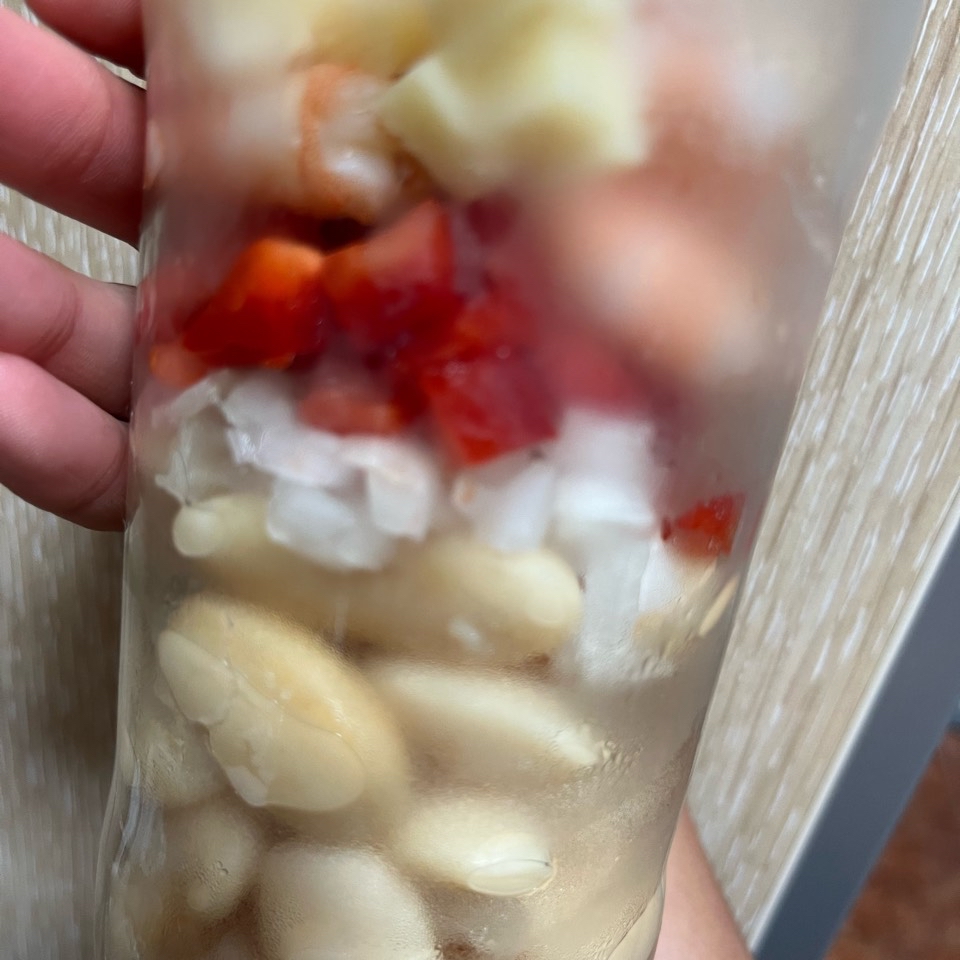Salpicón con alubias Salpicón con alubias